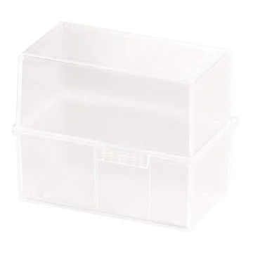 Photo Boite pour fiches en plastique - Format A7 - Blanc translucide : HAN 977-63 