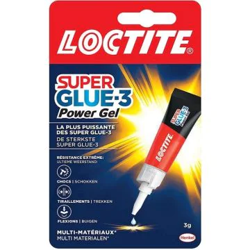 Photo Colle instantanée Gel - 3 g LOCTITE Super Glue 3 Power Gel