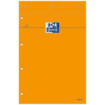 Photo OXFORD bloc blanc Ligné et Perforé Oxford 100106286