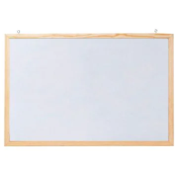 Photo Tableau magnétique blanc cadre bois - 1.000 x 600 mm : FRANKEN CC-MM60100E 