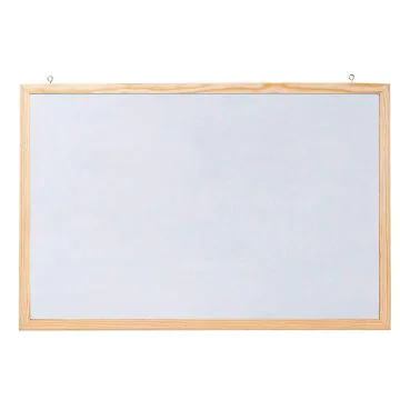 Photo Tableau magnétique blanc cadre bois - 800 x 600 mm : FRANKEN CC-MM6080E