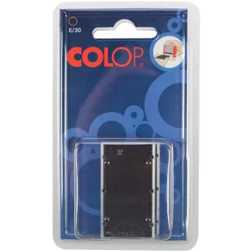 Photo COLOP E30 : Cassette de rechange pour tampon - Noir - 107183