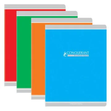 Photo CONQUERANT Cahier Grands Carreaux 240 x 320 mm 96 pages 100104302