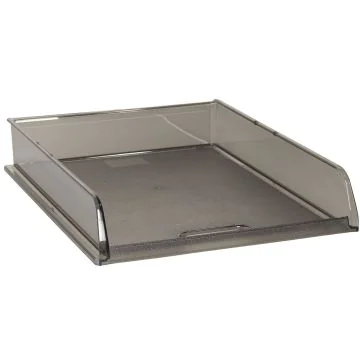 Photo Corbeille à courrier - B4 - Gris translucide EXACOMPTA Image