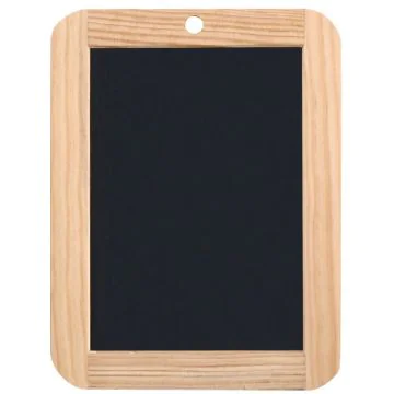 Photo Ardoise noire avec cadre en bois - 180 x 260 mm WONDAY