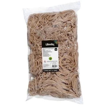 Image Bracelets Caoutchouc - largeur 1,8 mm - 120 mm / 180 mm WONDAY Paquet de 1000 g