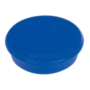 Photo Lot de 10 Aimants ronds - 13 mm - Bleu foncé : FRANKEN