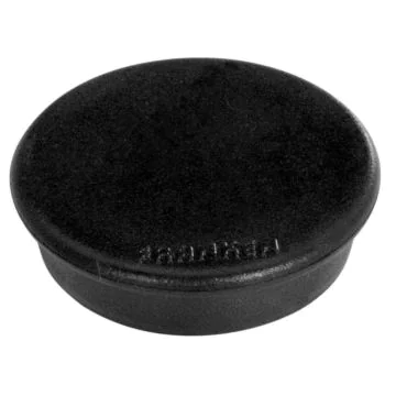 Photo Lot de 10 Aimants ronds - 24 mm - Noir : FRANKEN