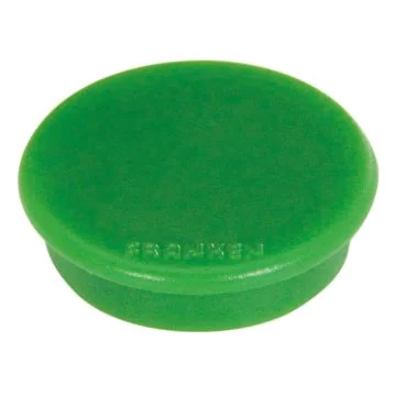 photo Lot de 10 Aimants ronds - 24 mm - Vert : FRANKEN