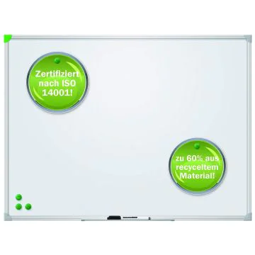 Photo Tableau blanc magnétique Laqué - 600 x 400 mm : FRANKEN UAct-Line