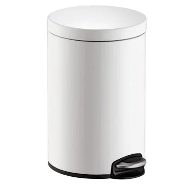 Photo Poubelle à pédale Classic - 12 litres - Blanc : HELIT H2403505
