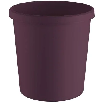 Photo Corbeille à papier de 18 L - Plastique recyclé - Rouge HELIT The Green German