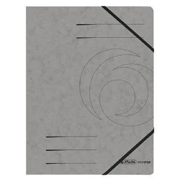 Photo Chemise à élastiques - A4 - Gris foncé : HERLITZ  11159670