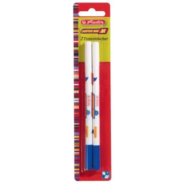 Photo Effaceur d'encre à deux pointes : HERLITZ Lot de 2 - 8625105