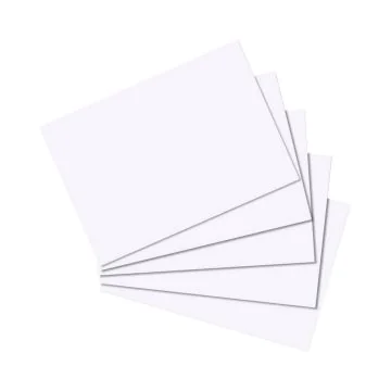 Photo Lot de 100 fiches Bristol unies - 74 x 105 mm - Blanc : HERLITZ 10621449 
