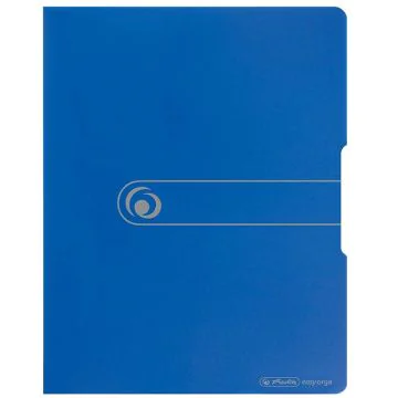 Photo HERLITZ : Protège-documents de 20 pochettes - Bleu opaque  Porte-vues 