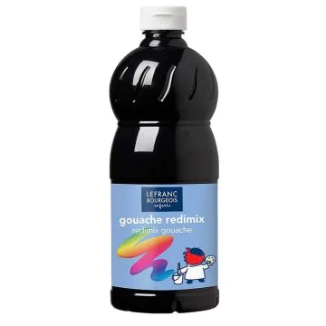 Photo Gouache liquide - Noir - 1000 ml LEFRANC