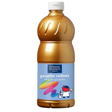 Photo LEFRANC Gouache liquide Or - 1000 ml (Peinture) 