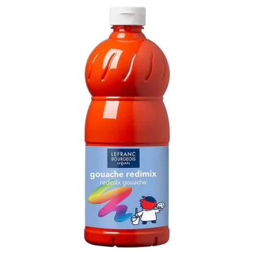 Photo Gouache liquide - Rouge vermillon - 1000 ml LEFRANC