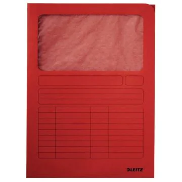 Photo Chemise à fenêtre - Rouge : LEITZ - 3950-00-25