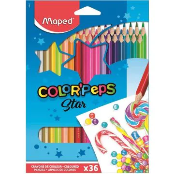 Étui de 36 crayons de couleur - Assortiment : MAPED Color'Peps image