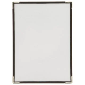 Photo Protège-menu transparent A4 - Pour 2 visuels SECURIT Crystal