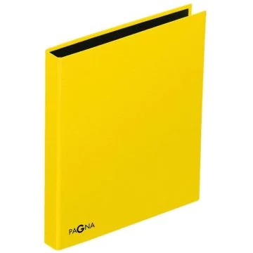 Photo PAGNA : Classeur à  4 anneaux - Dos 35 mm - Jaune