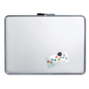 Photo Tableau magnétique - 580 x 430 mm - Argent : NOBO Slim Linie QB05742C