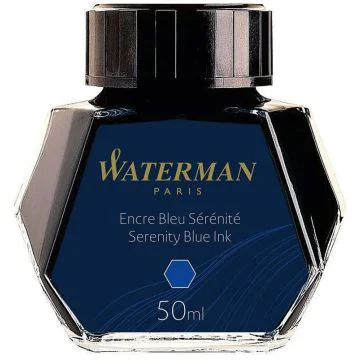 Photo Encre de chine - 50 ml - Bleu sérénité WATERMAN 