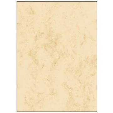 Photo SIGEL DP372 : Lot de feuilles marbrées - Format A4 - Beige
