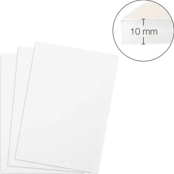 Photo TRANSOTYPE : Lot de 15 plaques de mousse - 700 x 1000 mm - Blanc détails