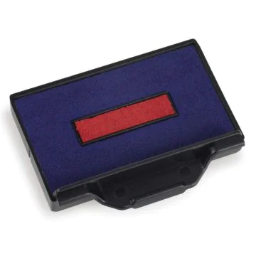 Photo TRODAT : Cassette de rechange pour tampon 6/53/2 - Bleu/Rouge - 51 53321