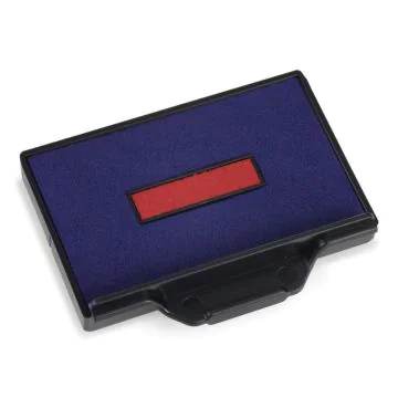 Photo TRODAT : Cassette de rechange pour tampon 6/56/2 - Bleu/Rouge - 51 56321
