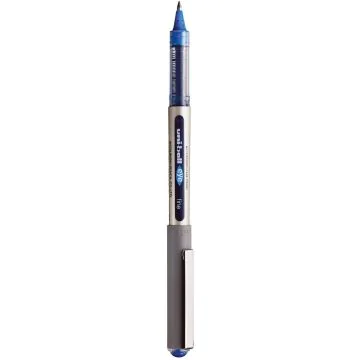 Photo Stylo à capuchon roller à encre liquide - Bleu : UNI-BALL Eye Fine UB-157 (UB-157 B)