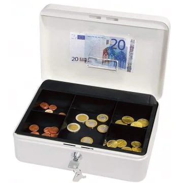 Photo WEDO : Caissette à monnaie 250 x 180 mm Blanc