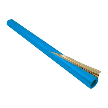 Feuille d'Aluminium - Bleu/Or - 500 mm x 10 m FOLIA Image