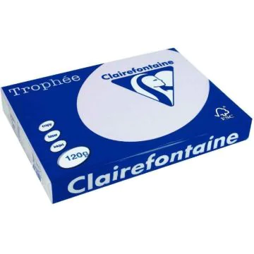 Ramette de papier de 250 feuilles A4 120g - Lilas : CLAIREFONTAINE Trophée Visuel
