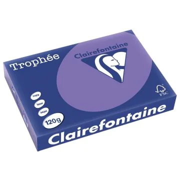 Ramette de papier de 250 feuilles A4 120g - Violine : CLAIREFONTAINE Trophée Image