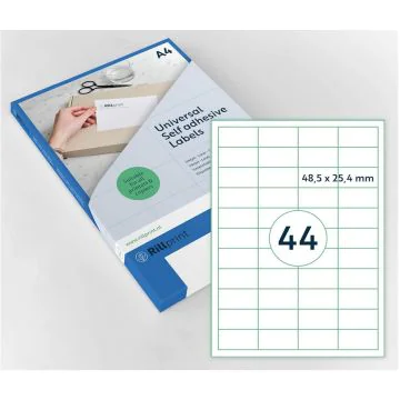 Étiquettes adhésives - 48,5 x 25,4 mm RILLPRINT Lot de 4400