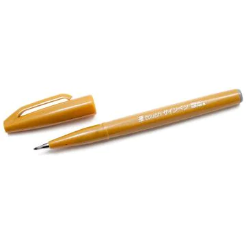 Stylo feutre Sign Pen SES15 - Ocre : PENTEL ARTS