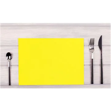 Lot de 100 Sets de Table non tissés - Jaune COGIR Visuel