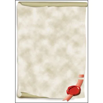 Parchemin Médiéval - Lot de 12 feuilles de papier : SIGEL DP521 Visuel