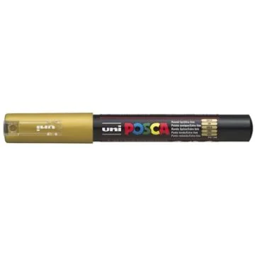 Marqueur peinture Posca PC 1MC - Or : UNI-BALL photo