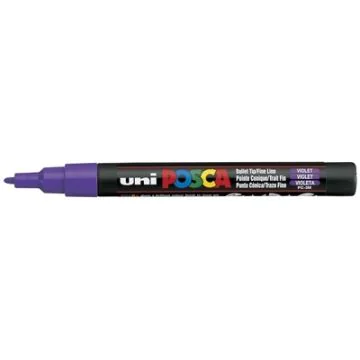 Marqueur peinture Posca PC 3M - Violet : UNI-BALL photo 