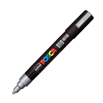 Marqueur peinture Posca PC 5M - Argent : UNI-BALL photo