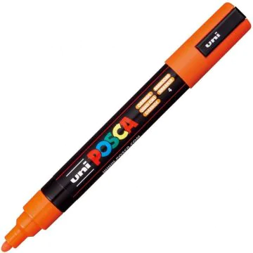 Marqueur peinture Posca PC 5M - Orange foncé : UNI-BALL photo