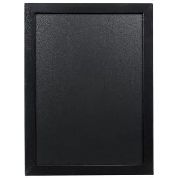 Ardoise murale - Cadre en bois couleur noir - 700 x 900 mm SECURIT Universal Image