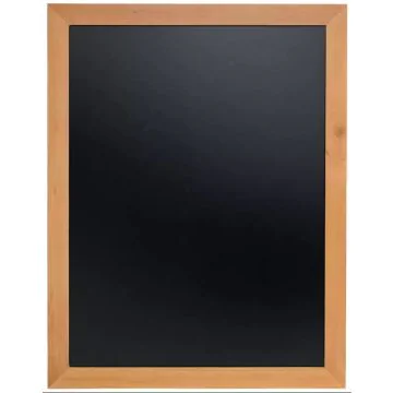 Ardoise murale - Cadre en bois couleur Teck - 600 x 800 mm SECURIT Universal Image