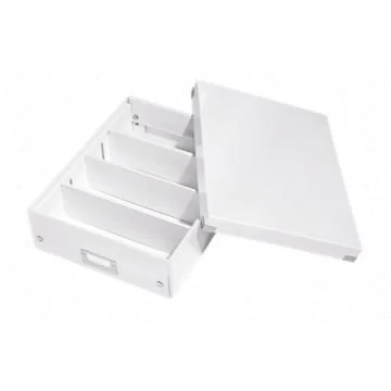 Boite de rangement à compartiments - Blanc - LEITZ 6057-00-01 Couvercle