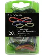 Elastiques - Lot de 100 - Assortiment de couleurs EXACOMPTA image